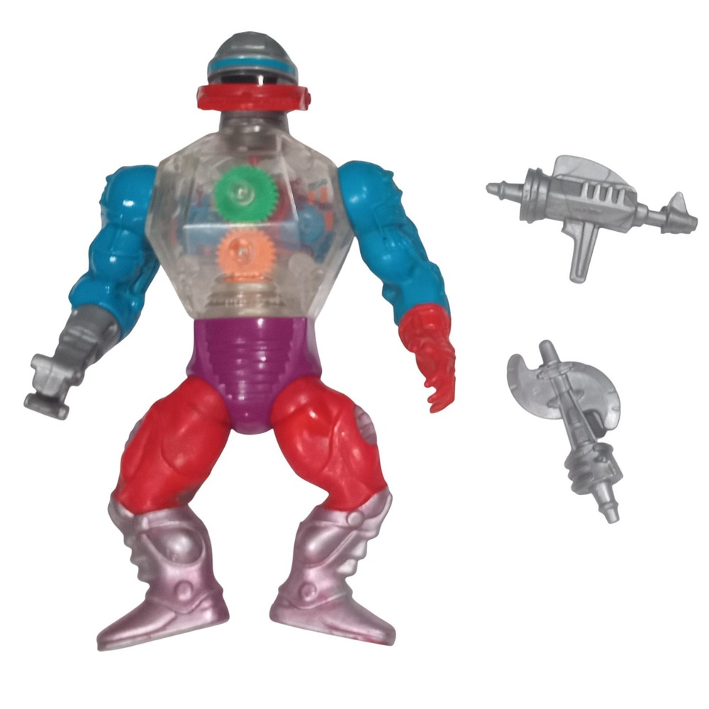1984 MOTU Masters of The Universe Roboto Robot Figure - Complete